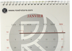 roadstore汽车台历